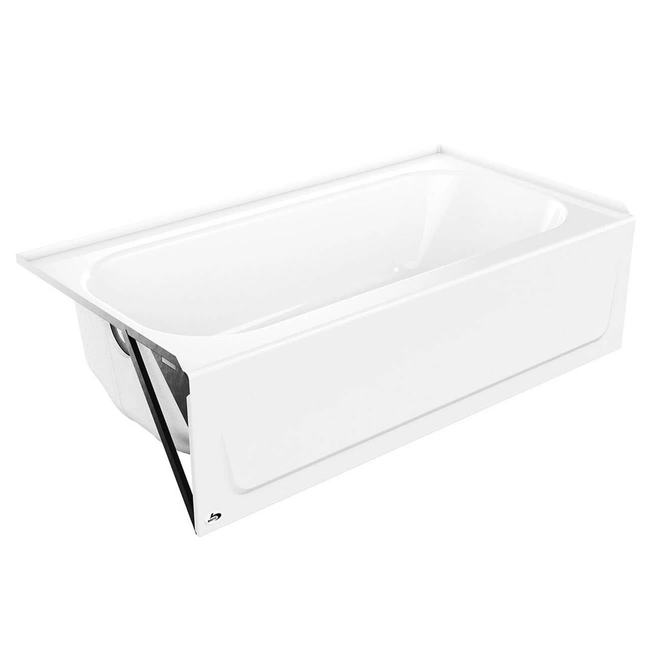 Hana MauiCast Plus 60 X 32 Porcelain Enamel Alcove Bathtub - Image 2