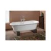 Regal Wooden Base Clawfoot Tub - Rim Faucet Drillings