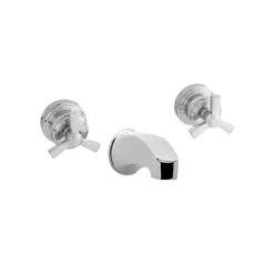 Miro Wall Mount Tub Faucet - Cross Handle