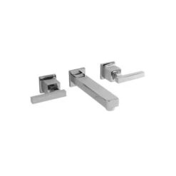Cube 2 Wall Mount Lavatory Faucet - Lever Handles
