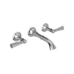 Aylesbury Wall Mount Lavatory Faucet - Lever Handles