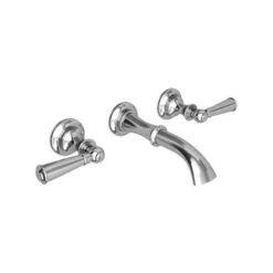 Sutton Wall Mount Lavatory Faucet - Lever Handles