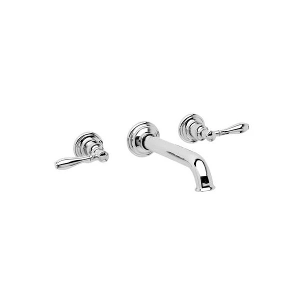 Ithaca Wall Mount Lavatory Faucet - Lever Handles