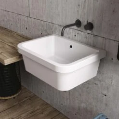 Porcelain Wall Mount Utility Sink