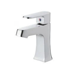 Metro Monoblock Single Post Bathroom Sink Faucet