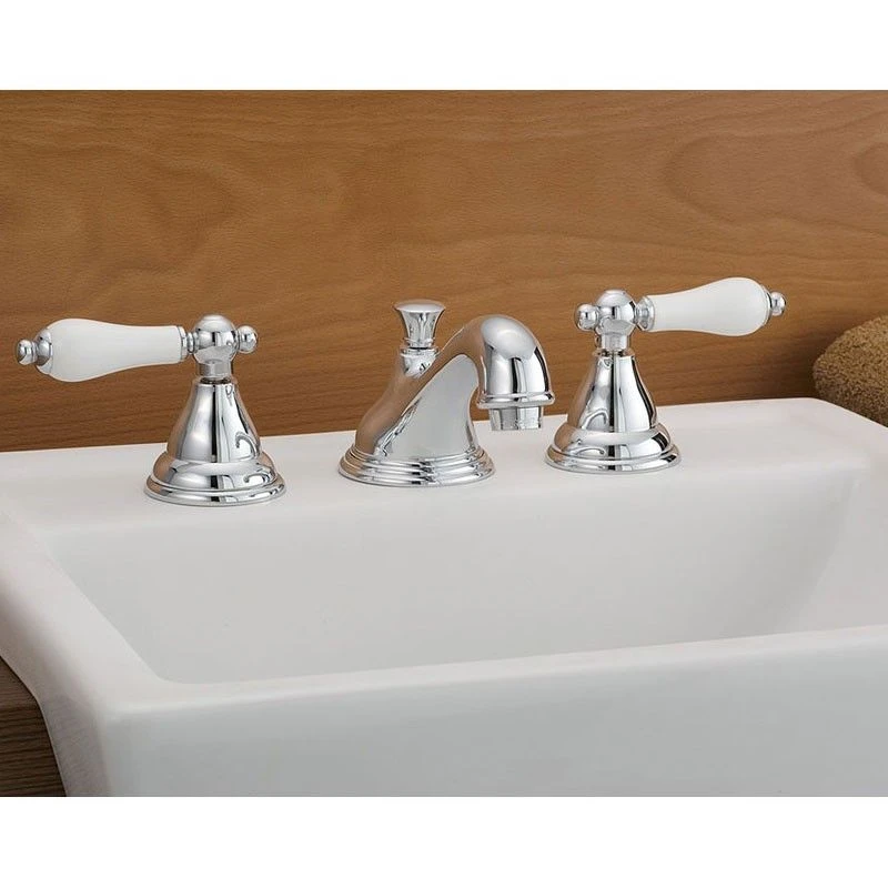 Widespread Quarter Turn Lavatory Faucet With Lever Handles