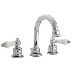 670 Series Widespread Sink Faucet Set With Ceramic Lever Handles Inserts