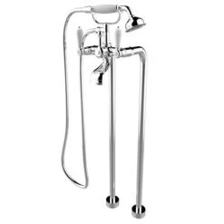 A&E BATH & SHOWER Marseille Classical Freestanding Tub Faucet With Handshower - Polished Chrome