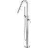 A&E BATH & SHOWER Angle Spout Freestanding Tub Faucet With Handshower