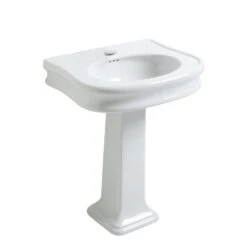 Isabella China Large Traditional Pedestal Sink