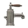 Fountainhaus Single Hole Lavatory Faucet - Cherry Wood Handle