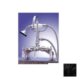 Deck Mounted Gooseneck Spout Clawfoot Tub Faucet