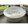 Pamela Acrylic 68 Inch Freestanding Relax Air Massage Bathtub - White