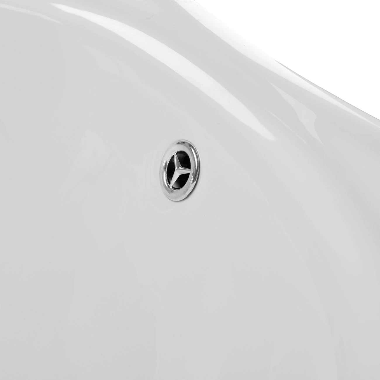 Console Double Bowl Bathroom Sink - 8 Inch Faucet Drillings - White Porcelain - Image 2