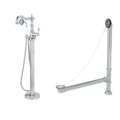 Clawfoot Tub Freestanding Faucet Complete Set