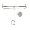 Side Mount Shower Conversion Kit With Handshower Cradle & Shower Head