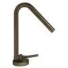 Metrohaus Single Hole Swivel Spout Bathroom Sink Faucet With Lever Handle - Brushed Nickel