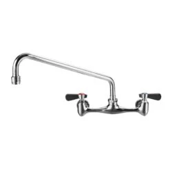 12 Inch Wall Mount Laundry Faucet - Chrome