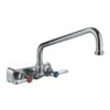 Heavy Duty Wallmount 8 Inch Extended Utility Faucet - Polished Chrome