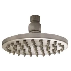 Showerhaus 6 Inch Round Rainfall Shower Head - Brushed Nickel