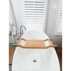 Coach 31.5 Inch Teak Tub Seat/Caddy