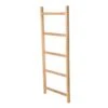 59 Inch Teak Towel Ladder With 5 Bars