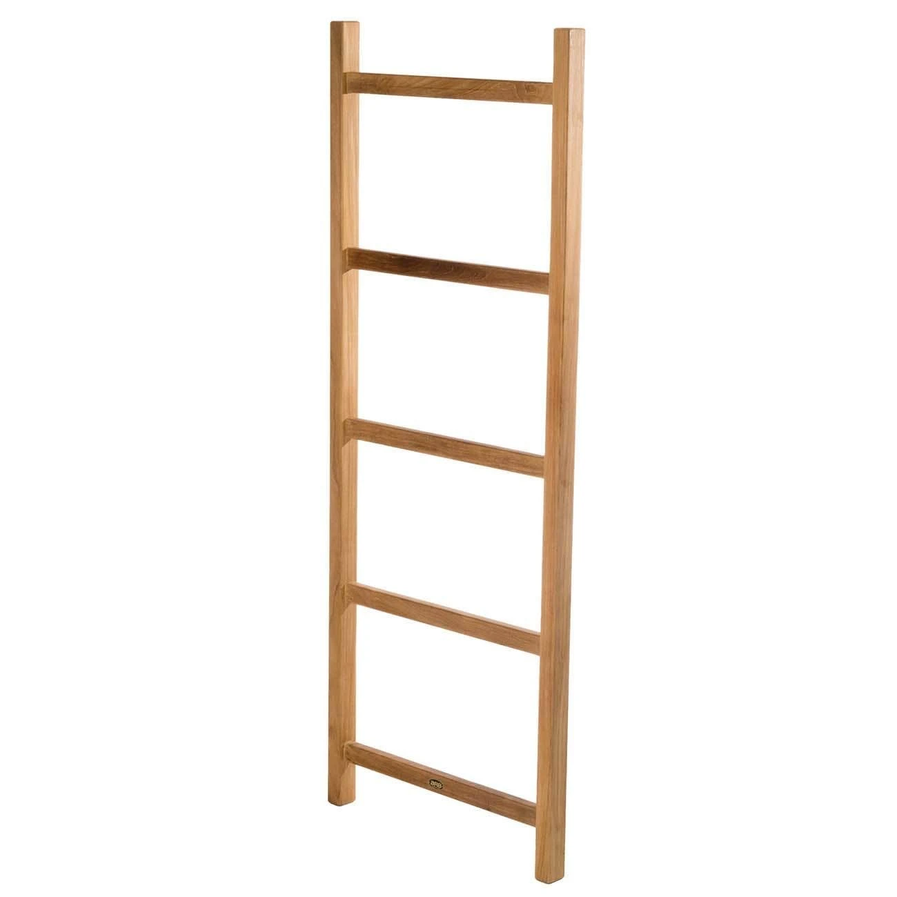 59 Inch Teak Towel Ladder With 5 Bars - Image 2
