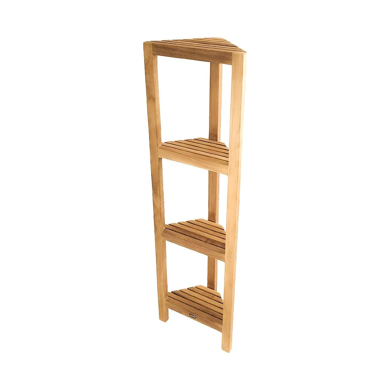 Fiji 50 Inch Teak Corner Shelf 4 Tiers