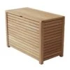 Teak Laundry Towel Box Hamper With 3 Sacks