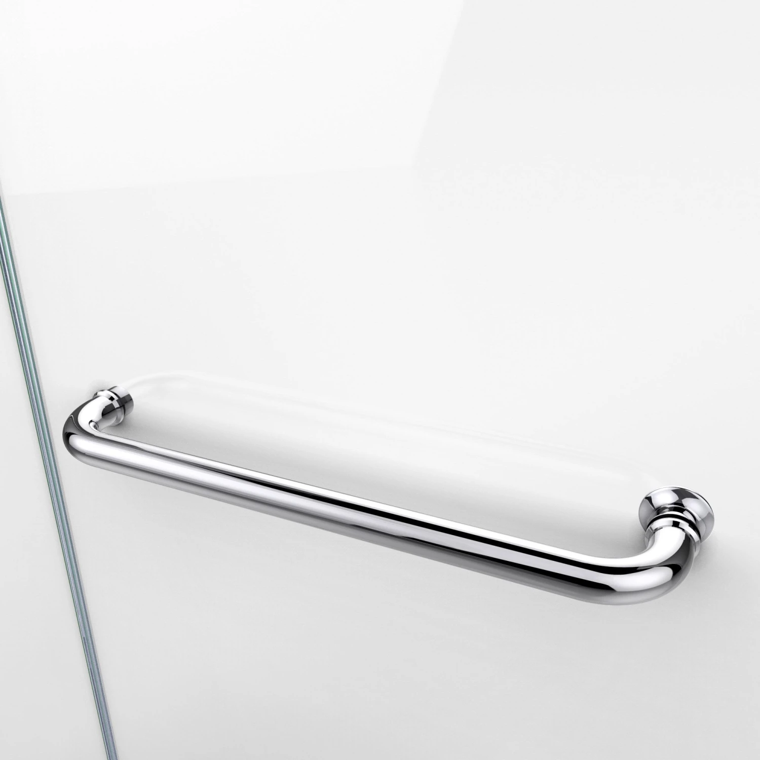 DreamLine Aqua Swing 34 In. W X 58 In. H Frameless Tub Door - Chrome - Image 4
