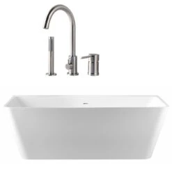 Axton Acrylic Double Ended Freestanding Bathtub Package