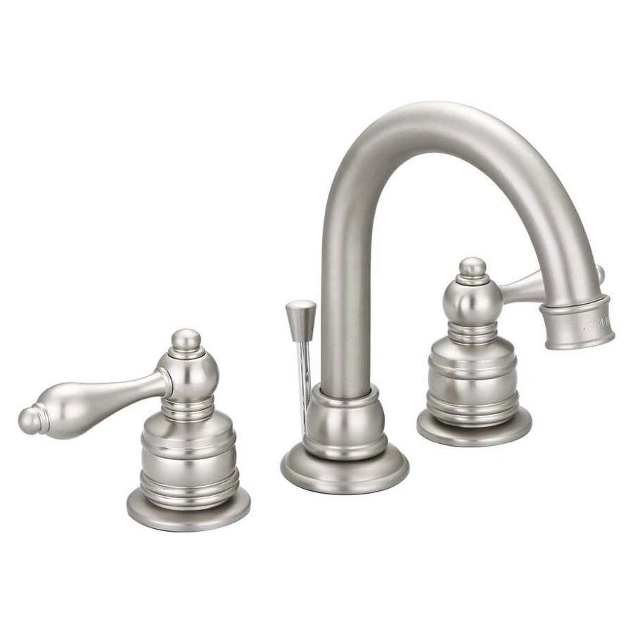 670 Series Widespread Sink Faucet Set With Ceramic Lever Handles Inserts - Image 2