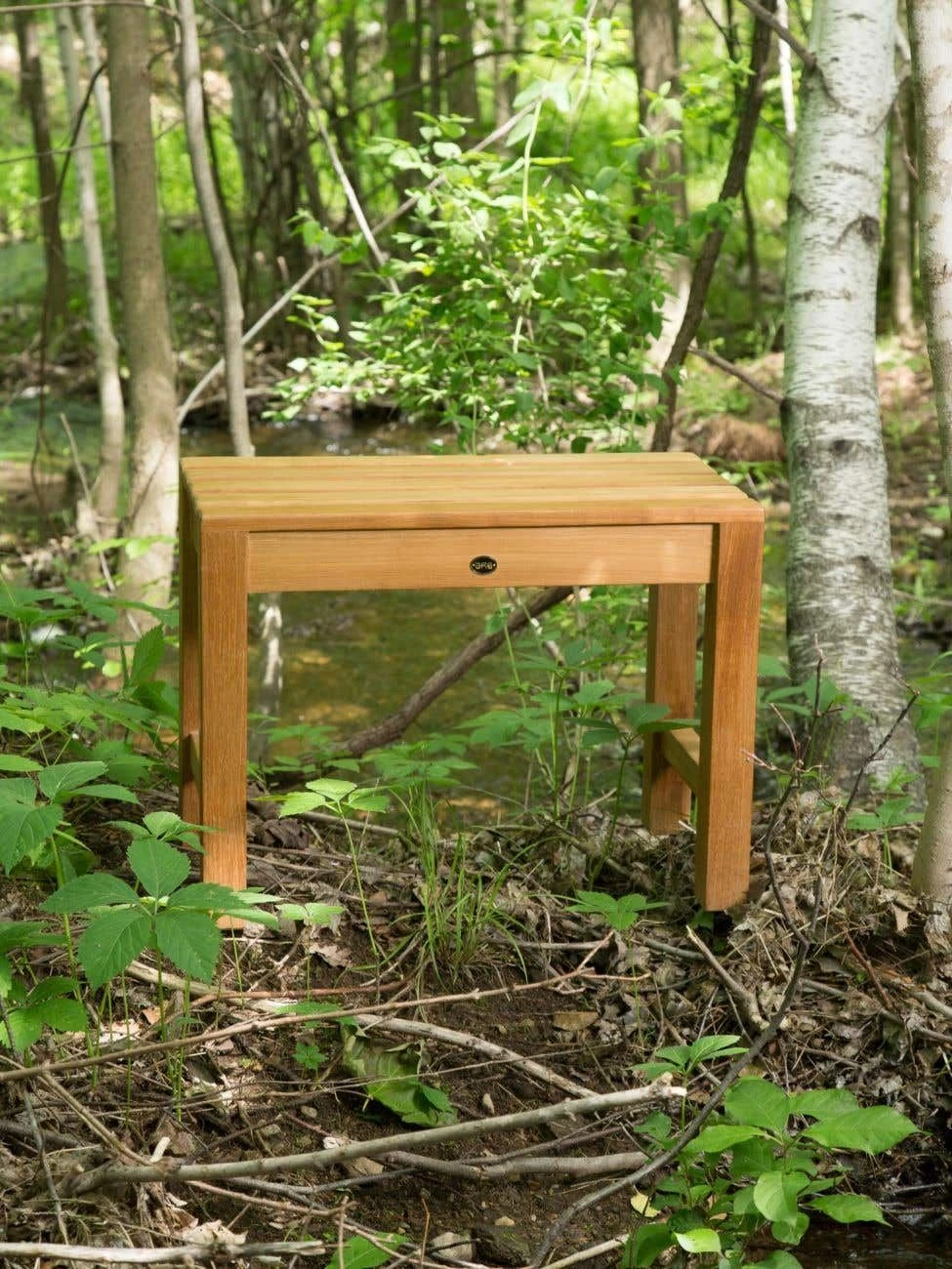 Coach 24 Inch Teak Shower Bench - Image 4