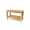 Fiji 30 Inch Teak Shower Bench With Shelf