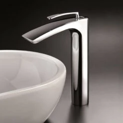 Bollicine Single Hole Vessel Bathroom Sink Faucet - Chrome