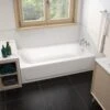 Aloha Ohana Plus 60 X 32 Porcelain Enamel Alcove Right-Hand Drain Bathtub In White