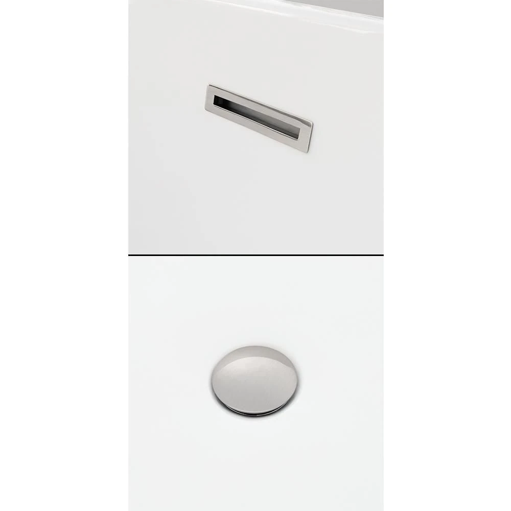 Sara Acrylic Double Ended Freestanding Bathtub - No Faucet Drillings - Image 7