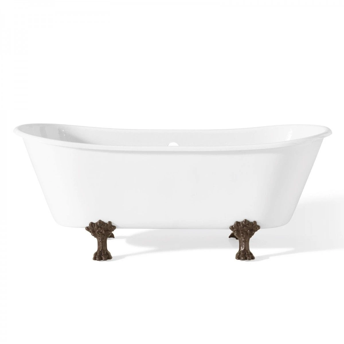 Winchester 68 Inch Cast Iron Double Ended Clawfoot Tub - No Faucet Drillings - Image 2