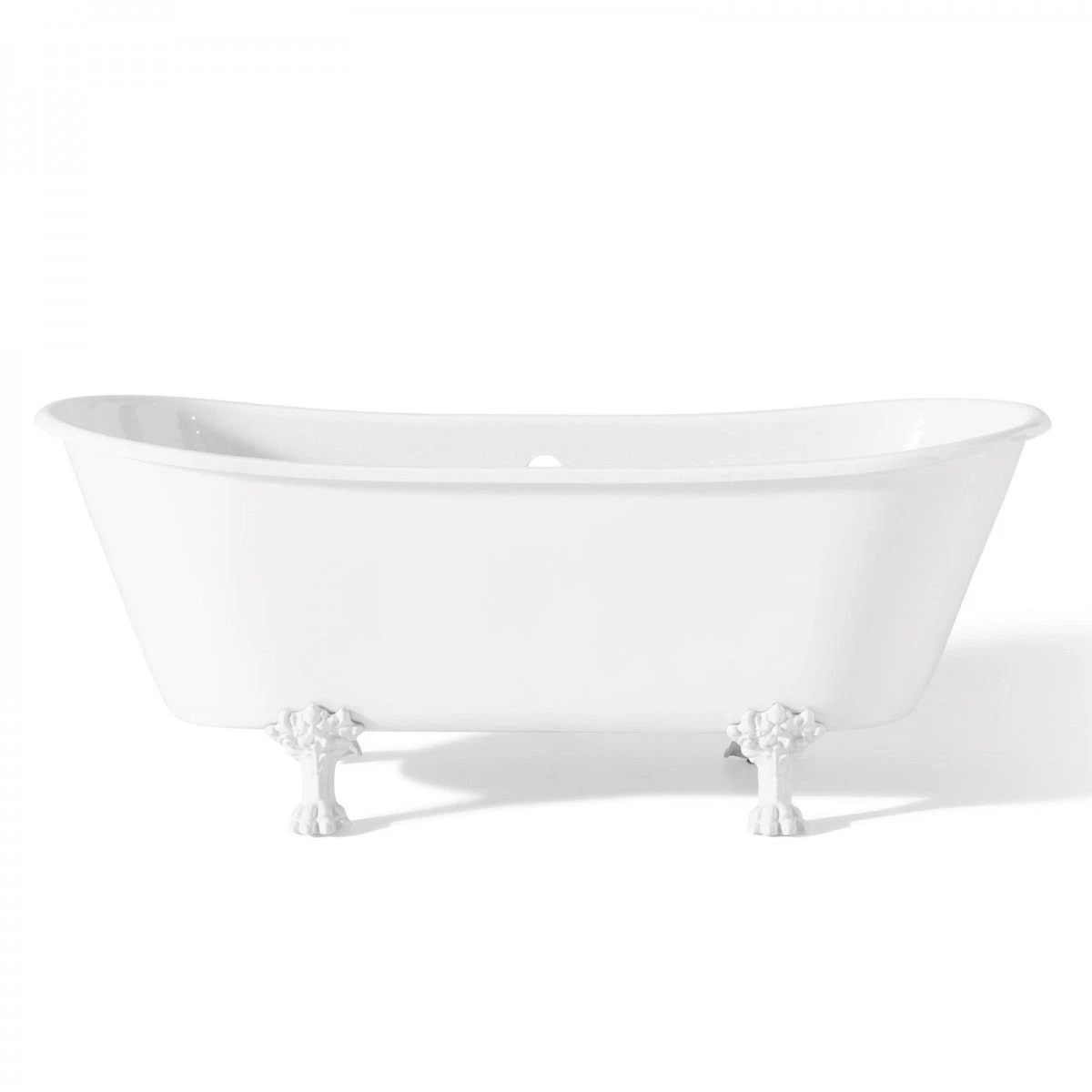 Winchester 68 Inch Cast Iron Double Ended Clawfoot Tub - No Faucet Drillings - Image 5