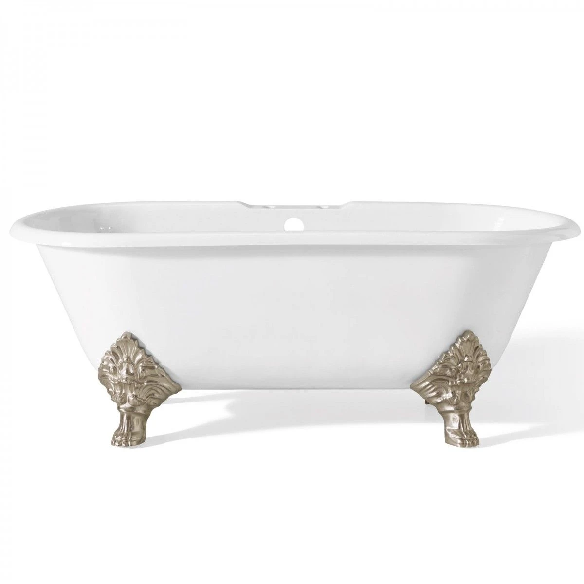Carlton 70 Inch Cast Iron Double Ended Clawfoot Tub - 7 Inch Rim Drillings - Image 2