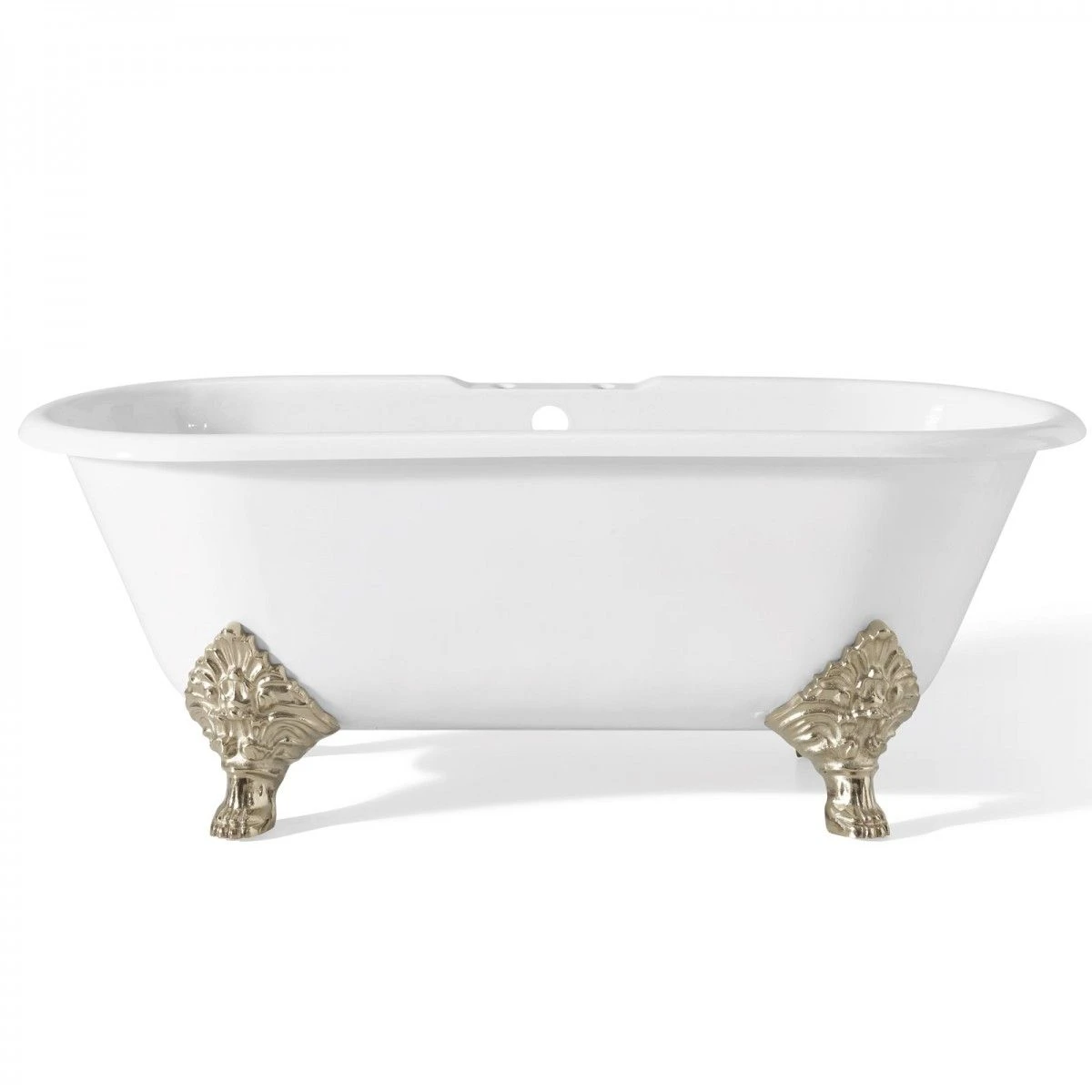 Carlton 70 Inch Cast Iron Double Ended Clawfoot Tub - 7 Inch Rim Drillings - Image 5