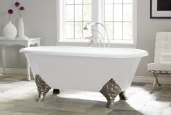 Carlton 70 Inch Cast Iron Double Ended Clawfoot Tub