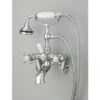 Bathroom Wall Mount Adjustable Hand Shower Tub Faucet
