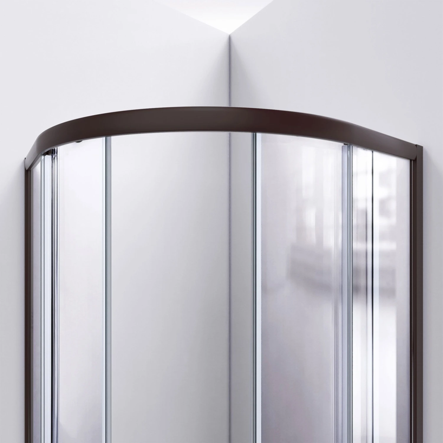 DreamLine Prime 33 Inch X 74-3/4 Inch Semi Frameless Clear Glass Sliding Shower Enclosure Kit - Image 8