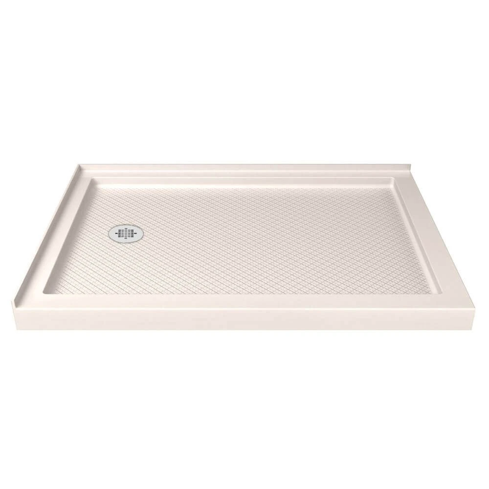 DreamLine SlimLine 36 Inch D X 48 Inch W X 2-3/4 Inch H Left Drain Double Threshold Shower Base - Image 2