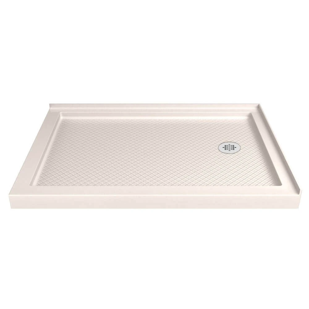 DreamLine SlimLine 36 Inch D X 48 Inch W X 2-3/4 Inch H Left Drain Double Threshold Shower Base - Image 5