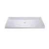 DreamLine SlimLine 30 Inch D X 60 Inch W X 2-3/4 Inch H Center Drain Single Threshold Shower Base