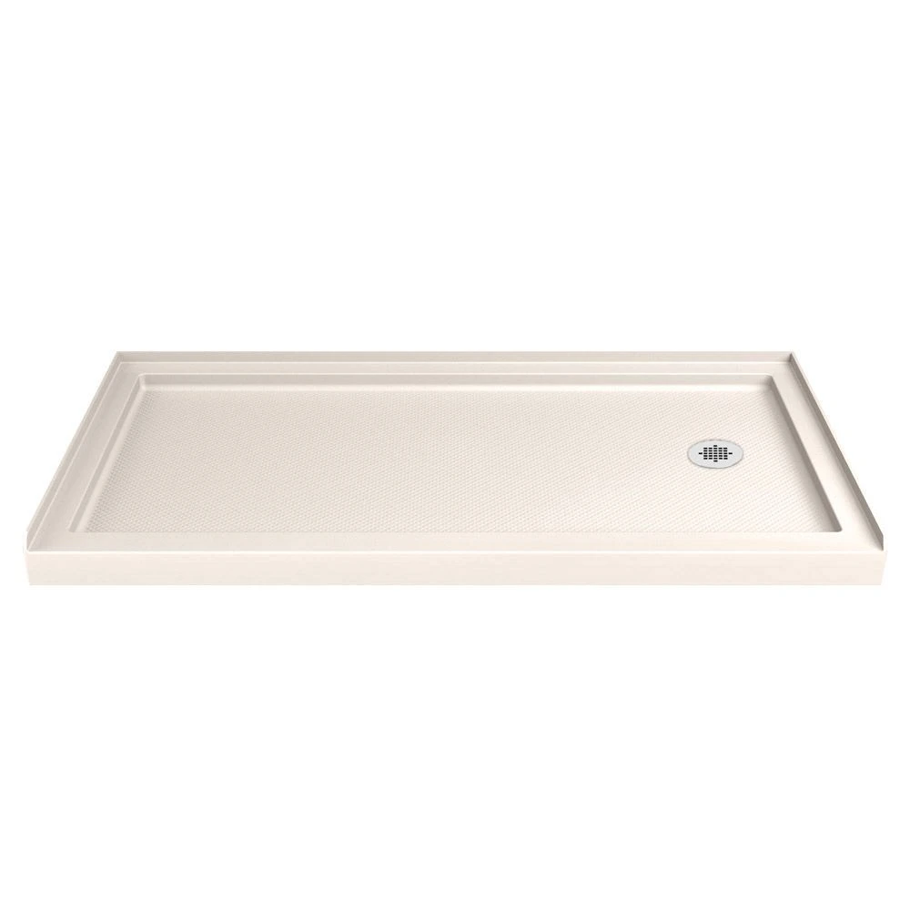 DreamLine SlimLine 30 Inch D X 60 Inch W X 2-3/4 Inch H Center Drain Single Threshold Shower Base - Image 8