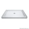 DreamLine SlimLine 34 Inch D X 42 Inch W X 2-3/4 Inch H Center Drain Single Threshold Shower Base