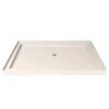 DreamLine SlimLine 36 Inch D X 48 Inch W X 2-3/4 Inch H Center Drain Single Threshold Shower Base
